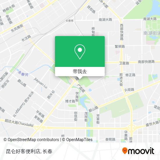 昆仑好客便利店地图