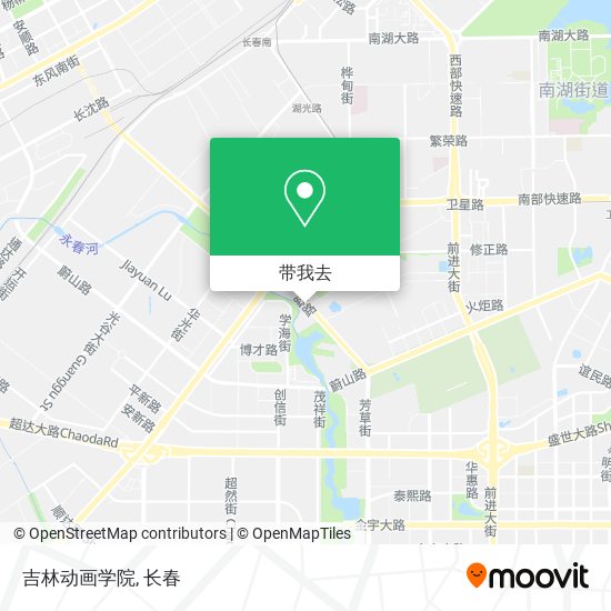 吉林动画学院地图