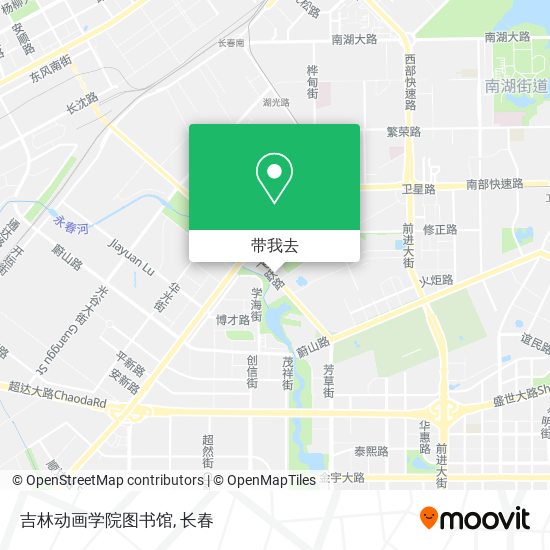 吉林动画学院图书馆地图