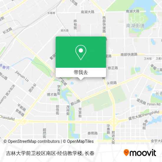 吉林大学前卫校区南区-经信教学楼地图
