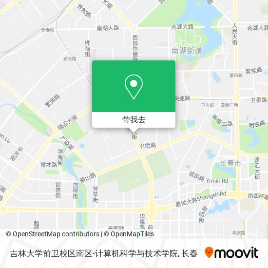 吉林大学前卫校区南区-计算机科学与技术学院地图