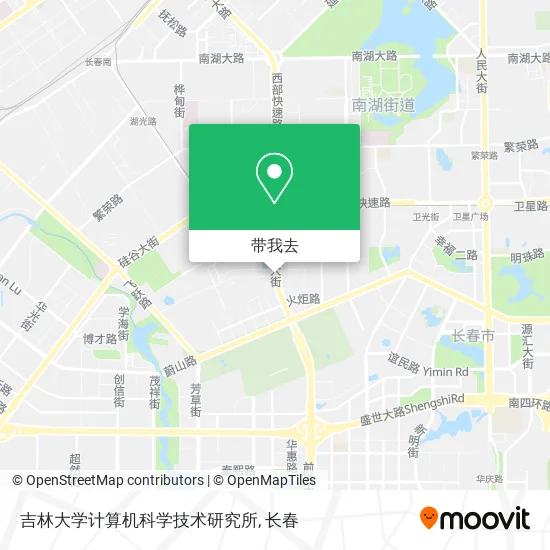 吉林大学计算机科学技术研究所地图