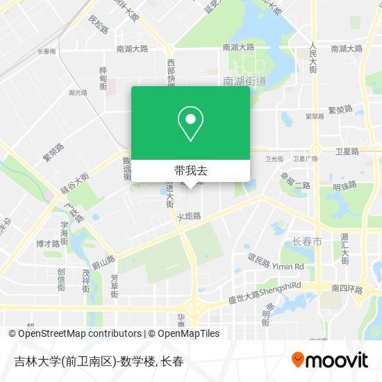 吉林大学(前卫南区)-数学楼地图