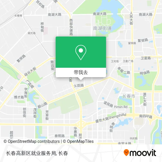 长春高新区就业服务局地图