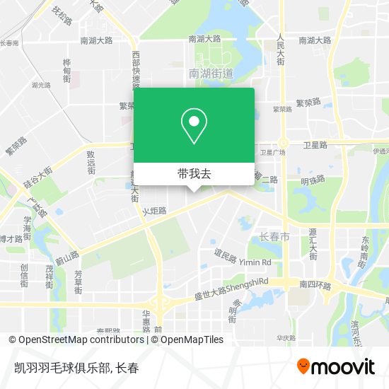 凯羽羽毛球俱乐部地图