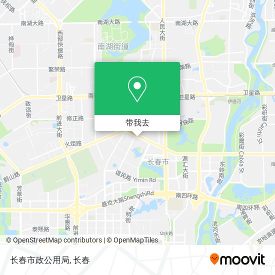 长春市政公用局地图