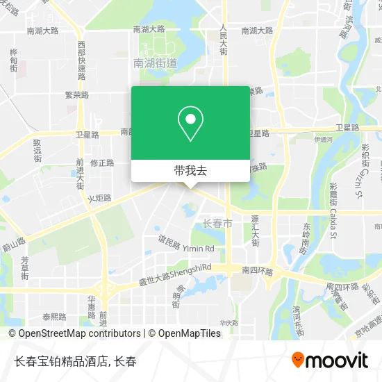 长春宝铂精品酒店地图