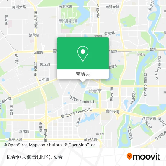 长春恒大御景(北区)地图