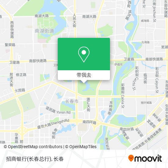 招商银行(长春总行)地图