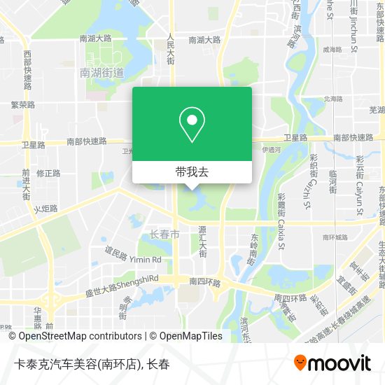 卡泰克汽车美容(南环店)地图