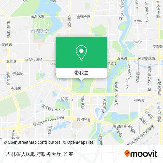 吉林省人民政府政务大厅地图