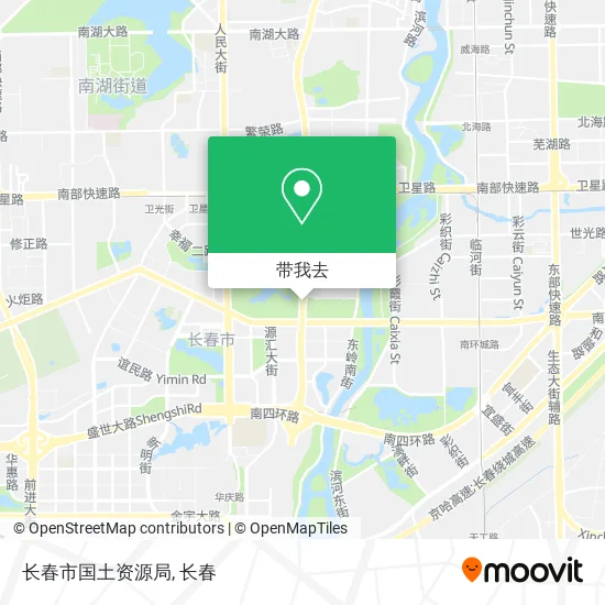 长春市国土资源局地图
