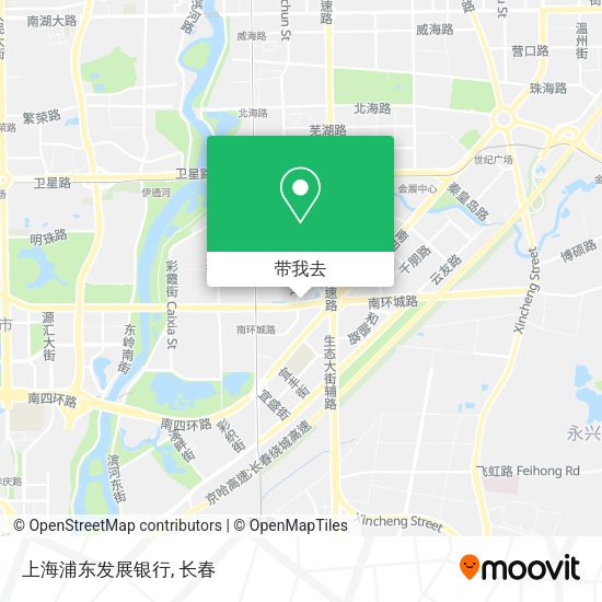 上海浦东发展银行地图