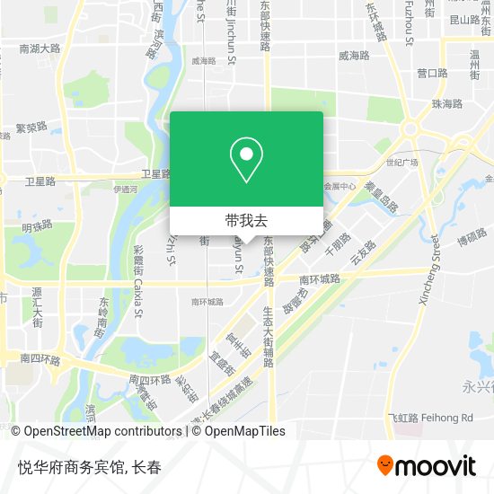 悦华府商务宾馆地图