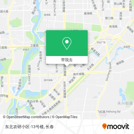 东北农研小区-13号楼地图