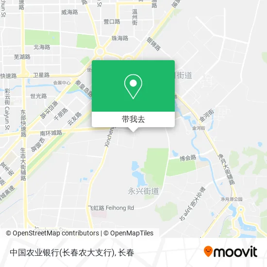中国农业银行(长春农大支行)地图