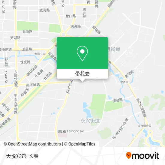 天悦宾馆地图