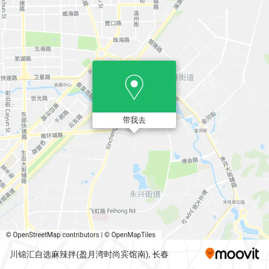 川锦汇自选麻辣拌(盈月湾时尚宾馆南)地图