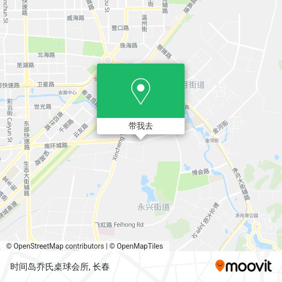 时间岛乔氏桌球会所地图