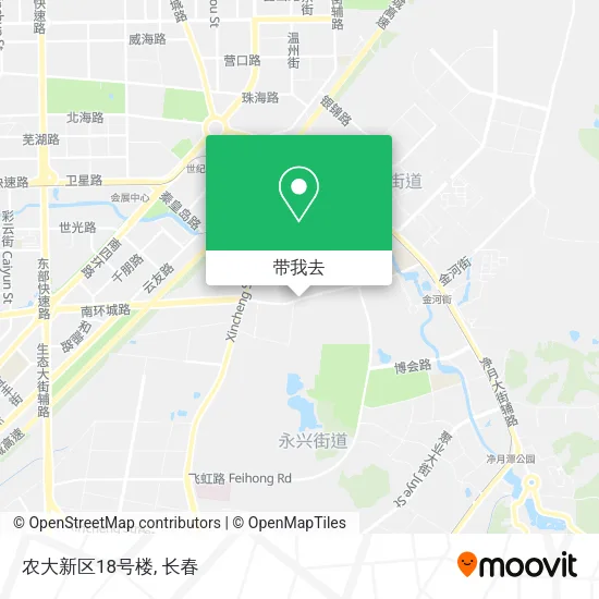 农大新区18号楼地图