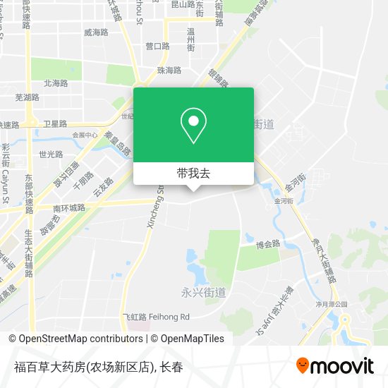 福百草大药房(农场新区店)地图