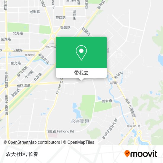 农大社区地图