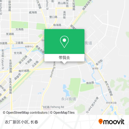 农厂新区小区地图