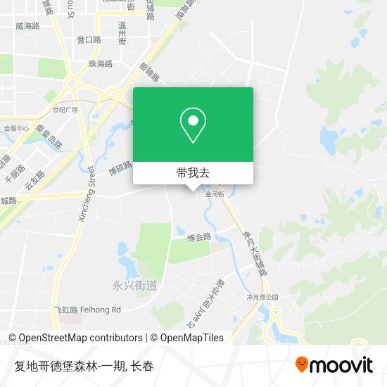 复地哥德堡森林-一期地图