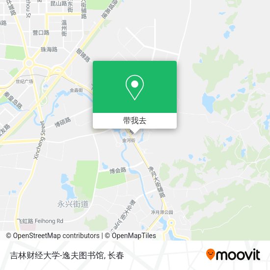 吉林财经大学-逸夫图书馆地图