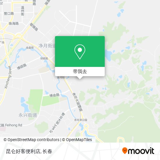 昆仑好客便利店地图