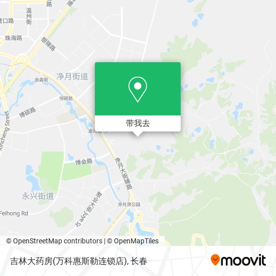 吉林大药房(万科惠斯勒连锁店)地图