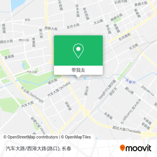 汽车大路/西湖大路(路口)地图