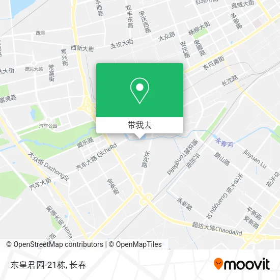 东皇君园-21栋地图