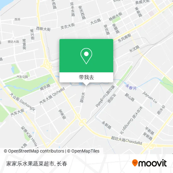 家家乐水果蔬菜超市地图