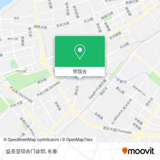 益圣堂综合门诊部地图