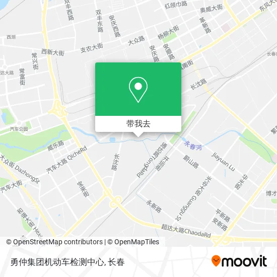 勇仲集团机动车检测中心地图