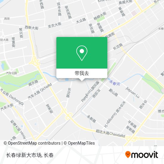 长春绿新大市场地图