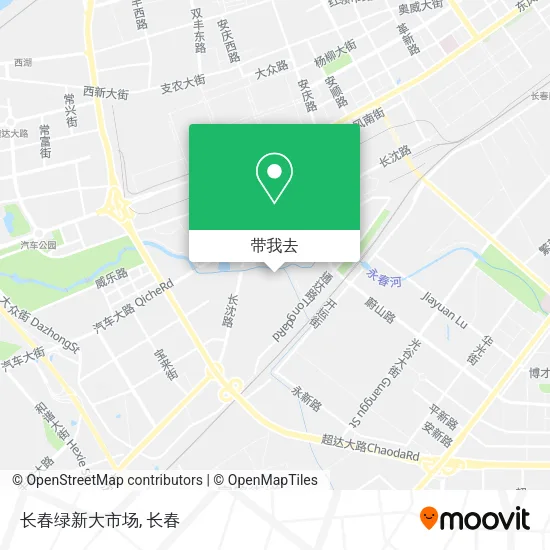 长春绿新大市场地图