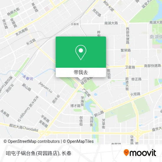咱屯子锅台鱼(荷园路店)地图