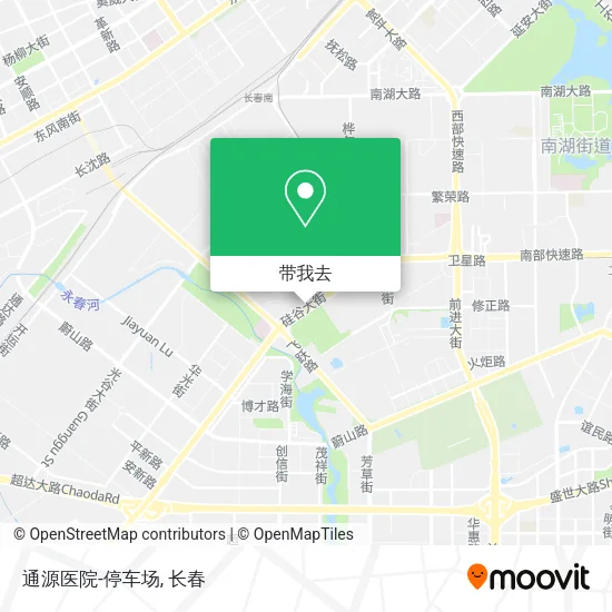 通源医院-停车场地图