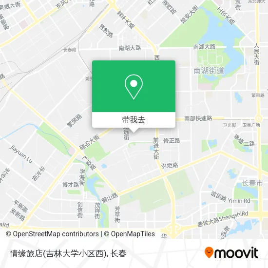 情缘旅店(吉林大学小区西)地图
