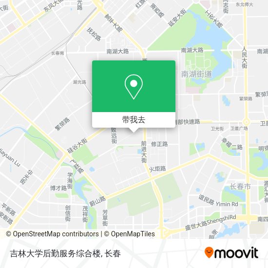 吉林大学后勤服务综合楼地图