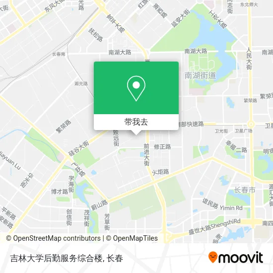 吉林大学后勤服务综合楼地图