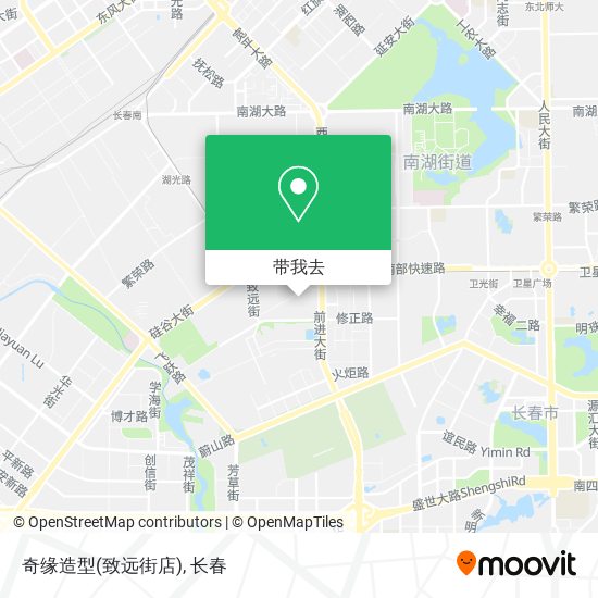奇缘造型(致远街店)地图