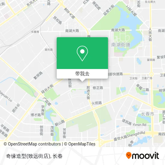 奇缘造型(致远街店)地图