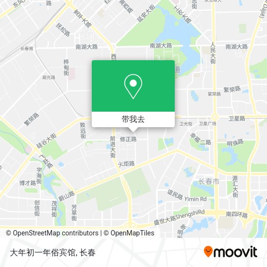 大年初一年俗宾馆地图