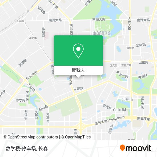 数学楼-停车场地图