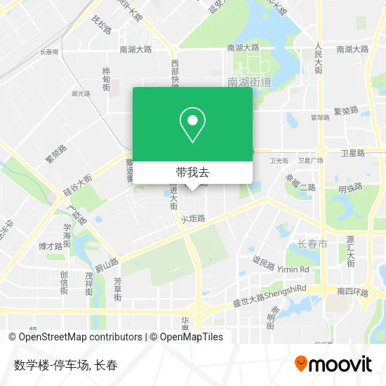 数学楼-停车场地图