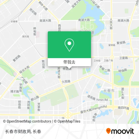长春市财政局地图