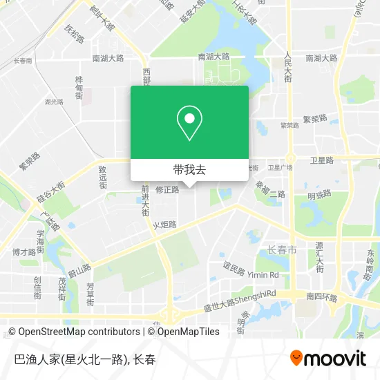 巴渔人家(星火北一路)地图